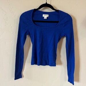 Blue Long sleeve shirt by Maeve - size S